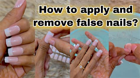 can you use shoe glue for fake nails|putting on false nails.